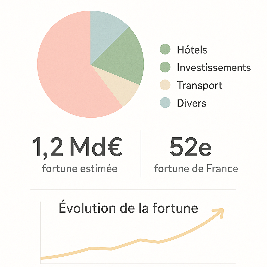 Quelle est la fortune de Delphine André et comment l